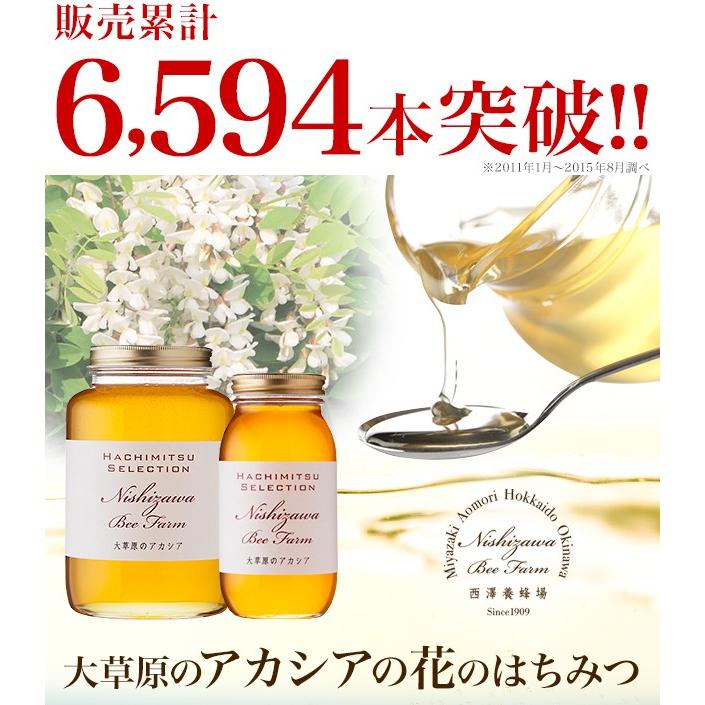 西澤養蜂場 はちみつ 蜂蜜 ハチミツ 大草原のアカシアはちみつ2kg 中国