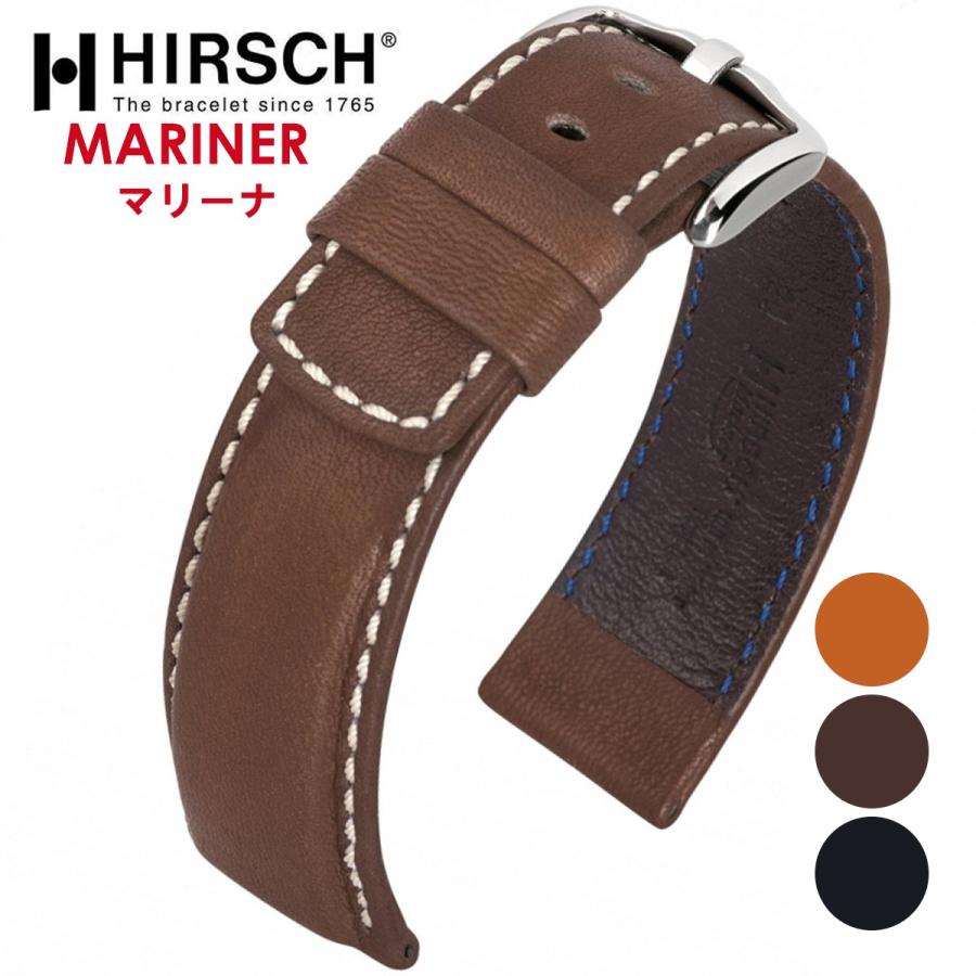 腕時計パーツ 互換品 22mm Leather Watch Strap Smooth Band