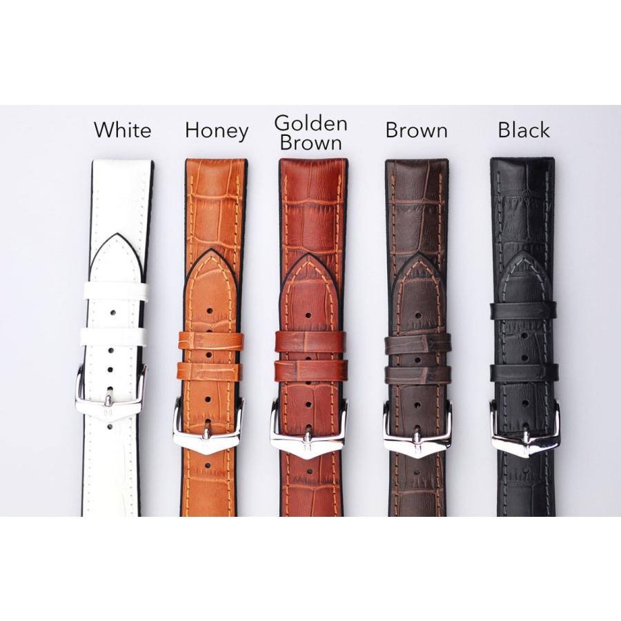 HIRSCH革ベルト e 20mm ブラウン HIRSCH ヒルシュ PAUL ポール 腕時計用 レザーベルト サイズ:E18