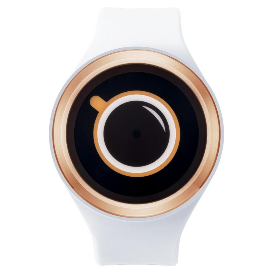 ZEROO ゼロ COFFEE TIME 電池式クォーツ 腕時計 [W00301B05SR01] ベージュ デザインウォッチ おしゃれ時計