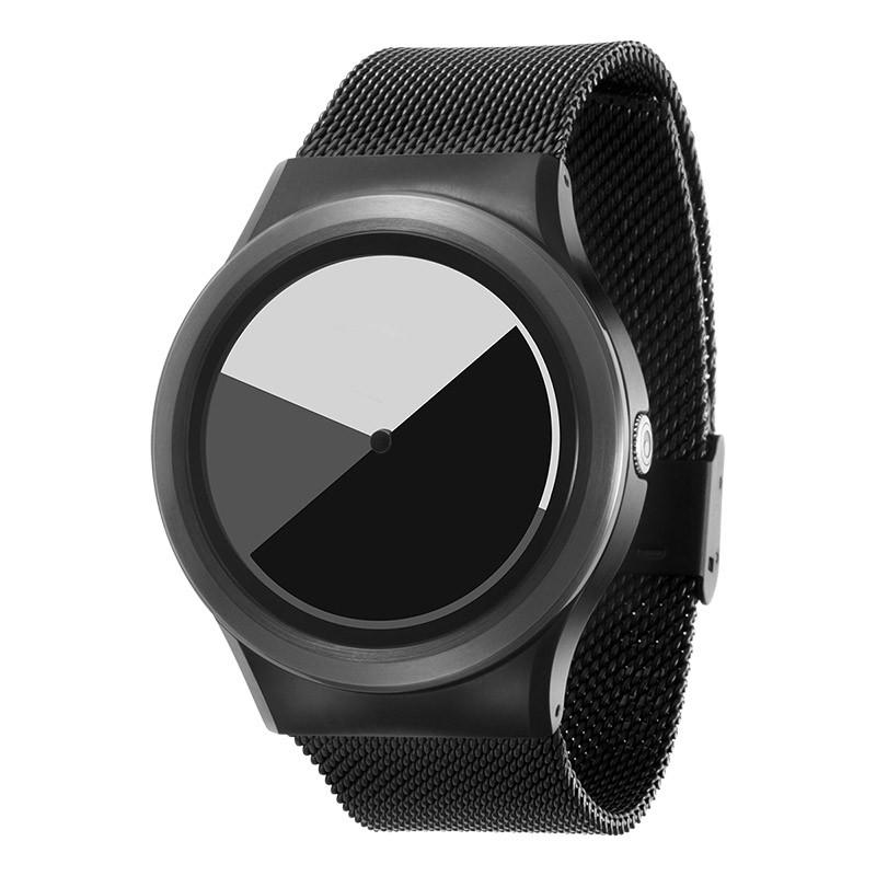 ZEROO ゼロ COLORED TIME 電池式クォーツ 腕時計 [W01003B03SM03] グレイ デザインウォッチ おしゃれ時計｜hachigoten｜02