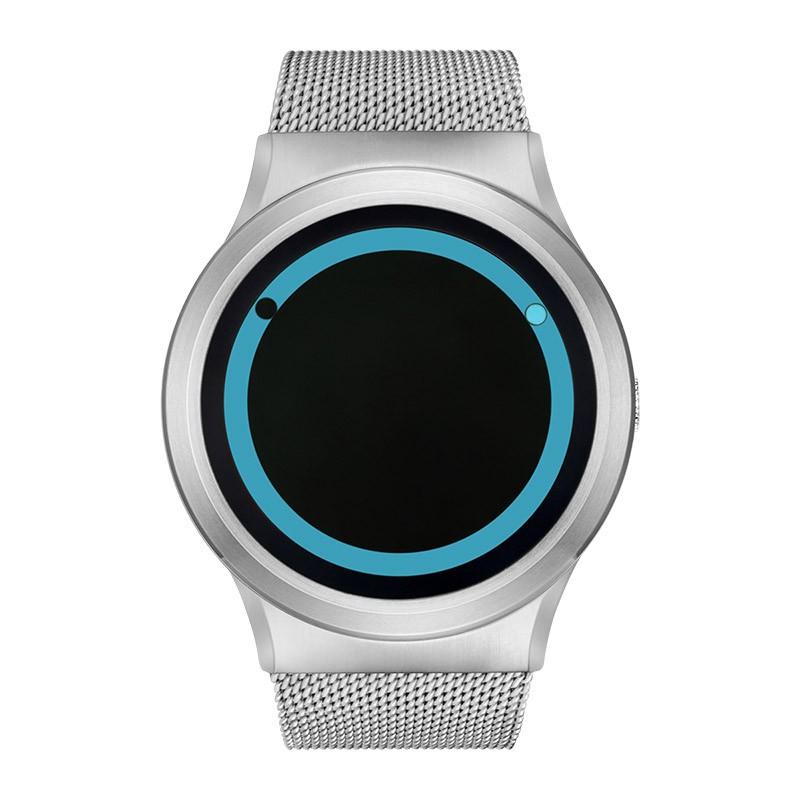 ZEROO ゼロ PLANET ECLIPSE 電池式クォーツ 腕時計 [W13027B01SM01] ブルー デザインウォッチ おしゃれ時計