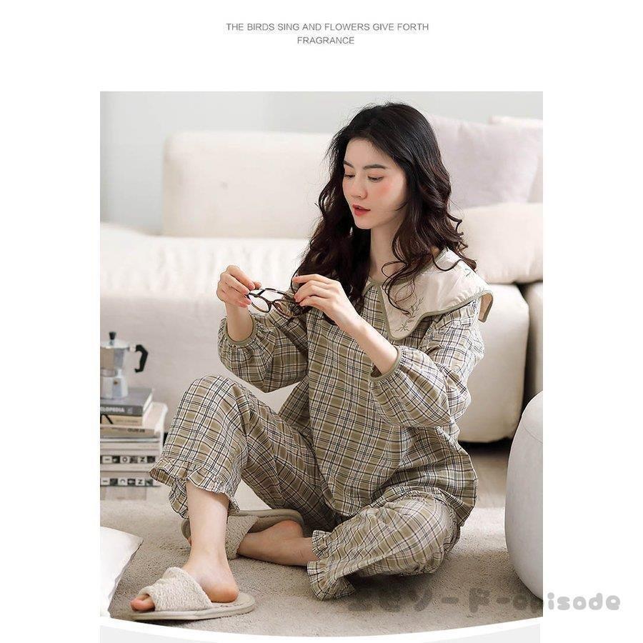 セール 登場から人気沸騰 人気 春夏秋冬 レディース パジャマ 上下セット 柔らか ルームウェア 春秋 レディース パジャマ 長袖 新品 可愛い 韓国風 体型カバー 部屋着 寝間着 パジャマ 長ズボン 綿 2点セット 寝巻き ルームウェア 下着 靴下 部屋着 Www
