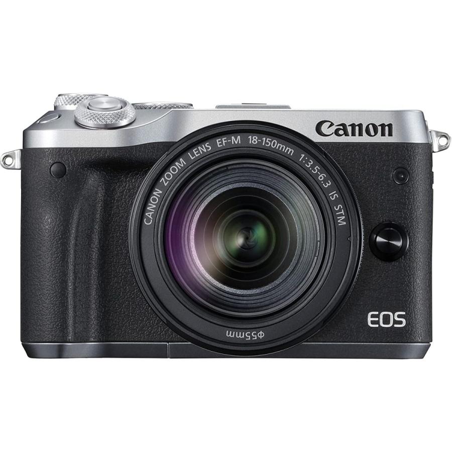 Canon ミラーレス一眼カメラ EOS M6 レンズキット(シルバー) EF-M18-150mm F3.5-6.3 IS STM付属  キヤノン