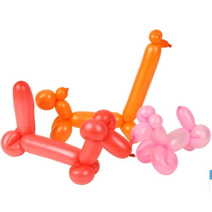 260Q】マカロンバルーンアート 風船 100個セット ペンシルバルーン