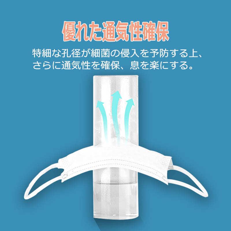 【400枚セット 超お得】高評価不織布マスク 日本製に負けない品質 耳が痛くならない平ひも 白黒マスク 使い捨て ホワイト ブラック 50枚入 カラーマスク |  | 10