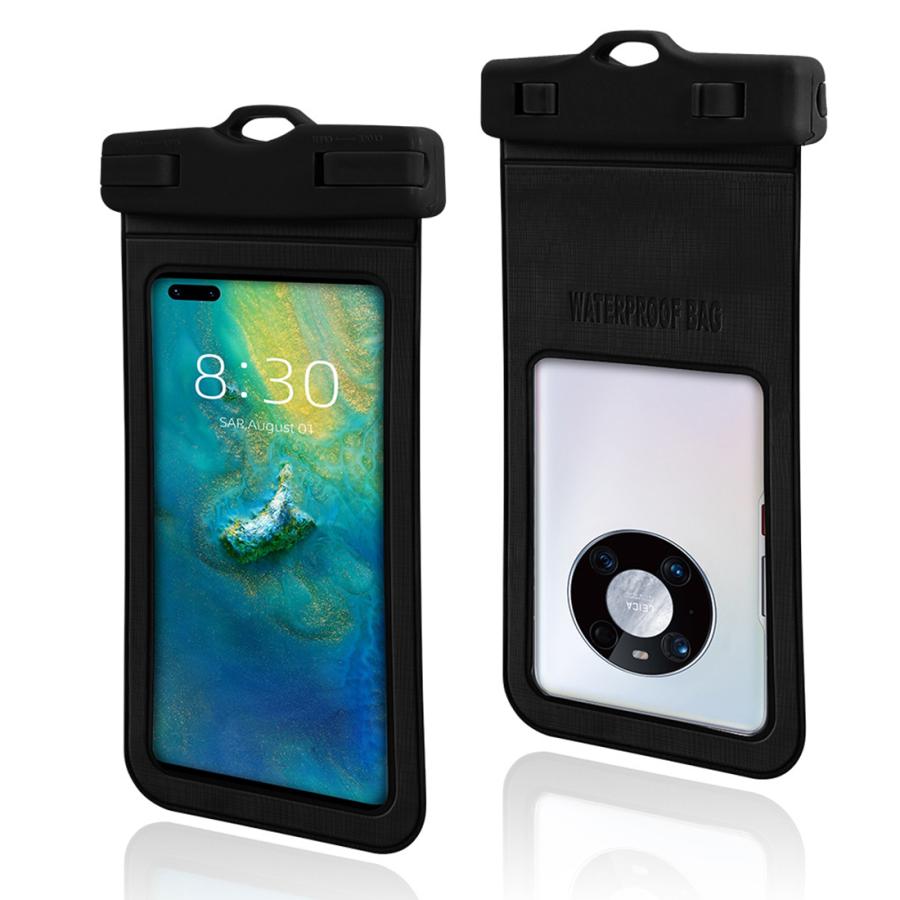スマホ防水ケースカバー 防水ポーチ IPX8認定 携帯防水ケース