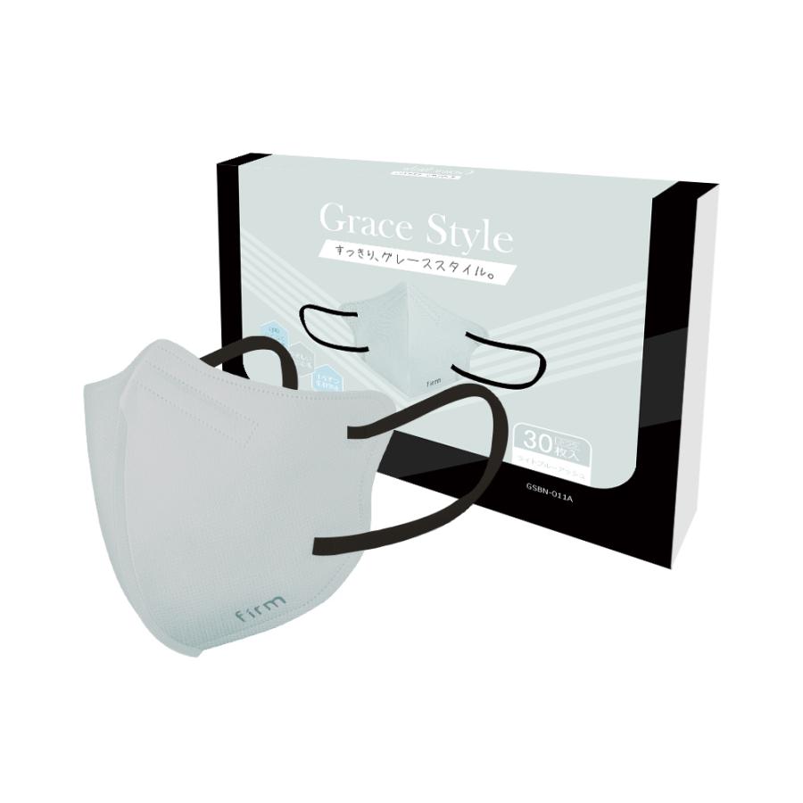 firm（ファーム） マスク 3D 立体 バイカラー 30枚 不織布 ワイヤー