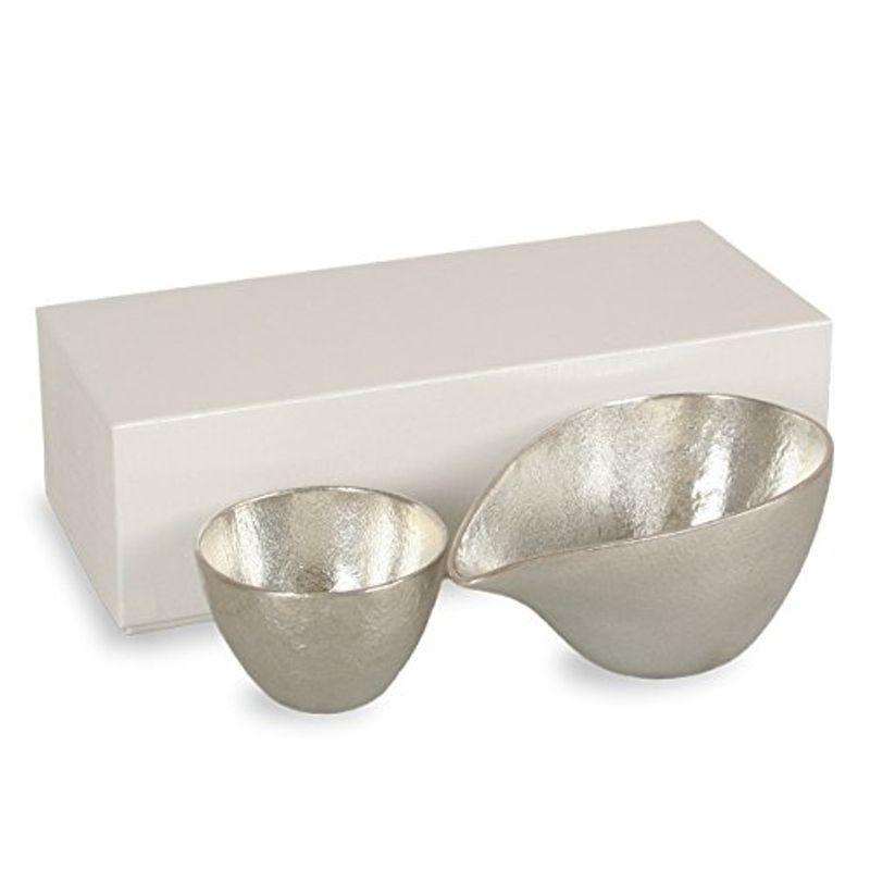 8572円 Seal限定商品 ぐい呑 猪口 能作 本錫100 酒器セット ぐい呑み錫 片口小錫