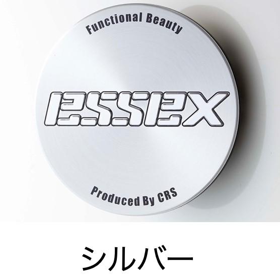 納期要確認【ESSEX センターキャップ】エセックス ７０Φ センターキャップ  ●シルバー ●４個セット ●CRS（シーアールエス）｜hachikko-bu-bu