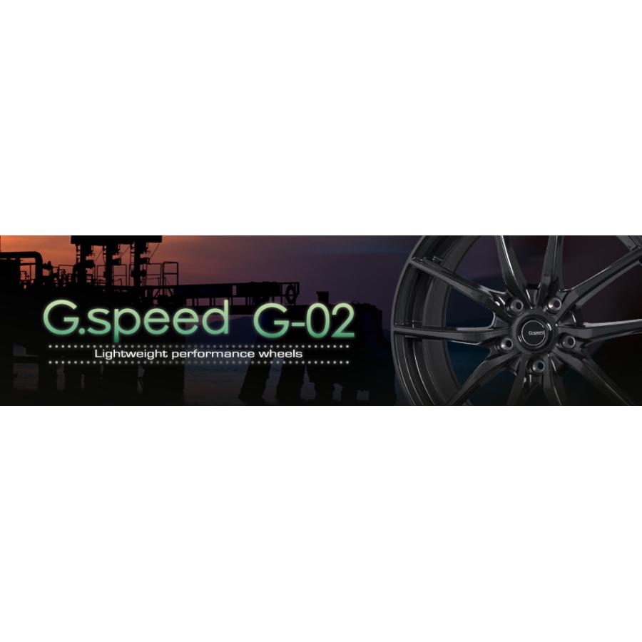 ホットスタッフ】G.speed G-02 ○14インチ 14x4.5J 4/100 INSET:45