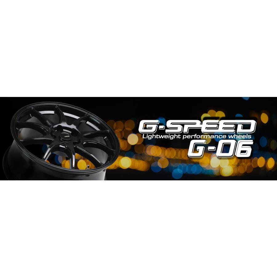 【ホットスタッフ】G.speed G-06 ●18インチ 18x7.5J 5/100 INSET:48 ●メタリックブラック(MBK) ●１本　ジースピード Gスピード 新品 アルミホイール｜hachikko-bu-bu｜05