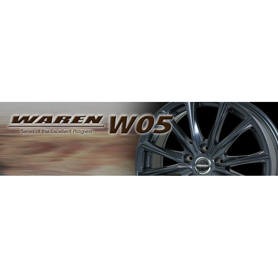 業販限定販売 冬用 4本セット 新品 WAREN W05 GM 18インチ 7J 48 ...