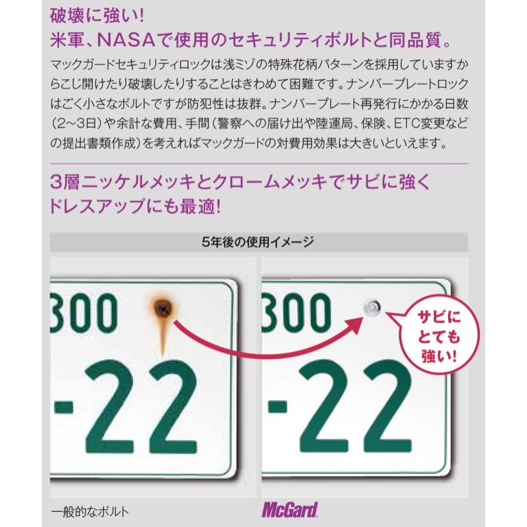 McGard（マックガード） 在庫有！日本正規品【マックガード】ナンバー
