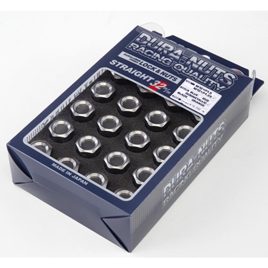 RAYS ジュラルミンロック+ナットL32 ストレートタイプ M12x1.5 レイズ ジュラルミンロックナットセット L32 ストレートタイプ