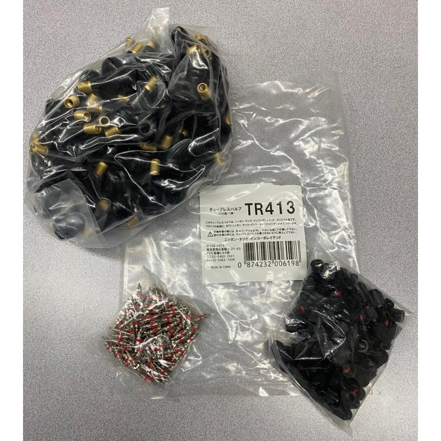 TECH 【TECH】チューブレスバルブ ○TR-413 ○100個/1袋 TECH 【TECH】チューブレスバルブ ○TR-413 ○100個/1袋