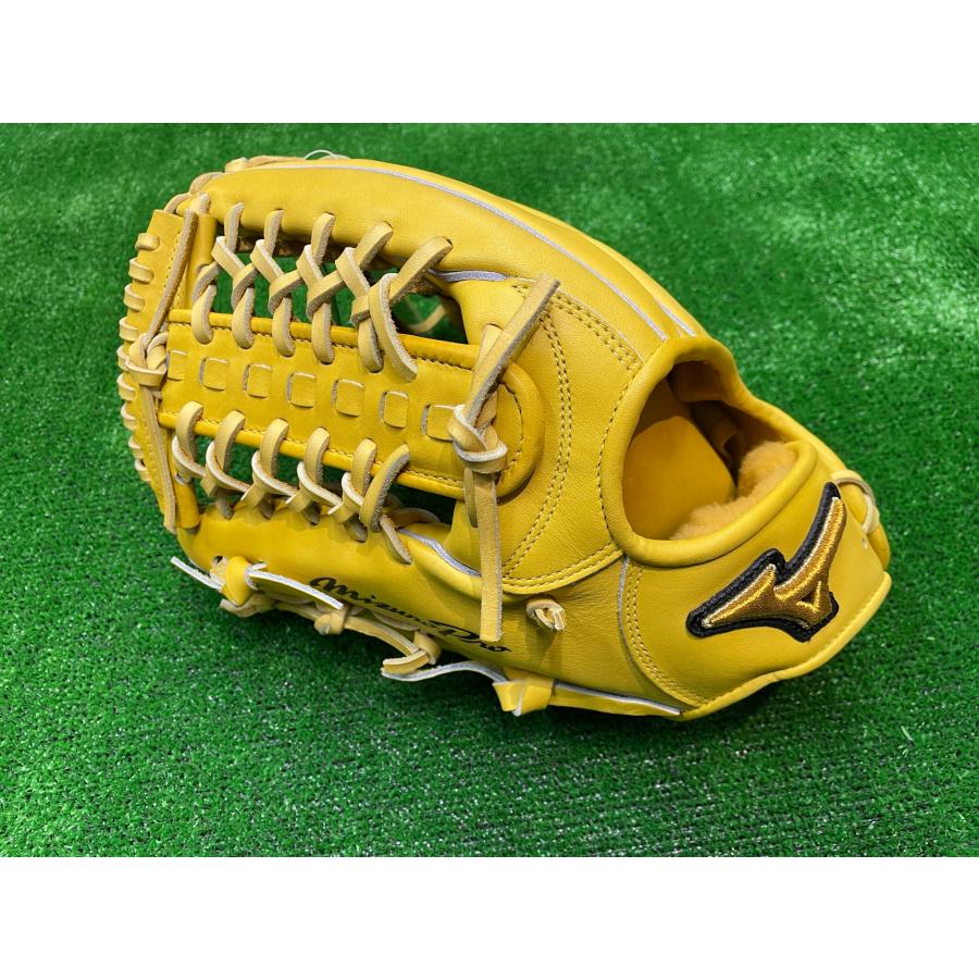 ミズノプロ 硬式投手用　左　イエロー MIZUNO ミズノプロ 左投げ用 硬式 外野手用 スピードドライブ