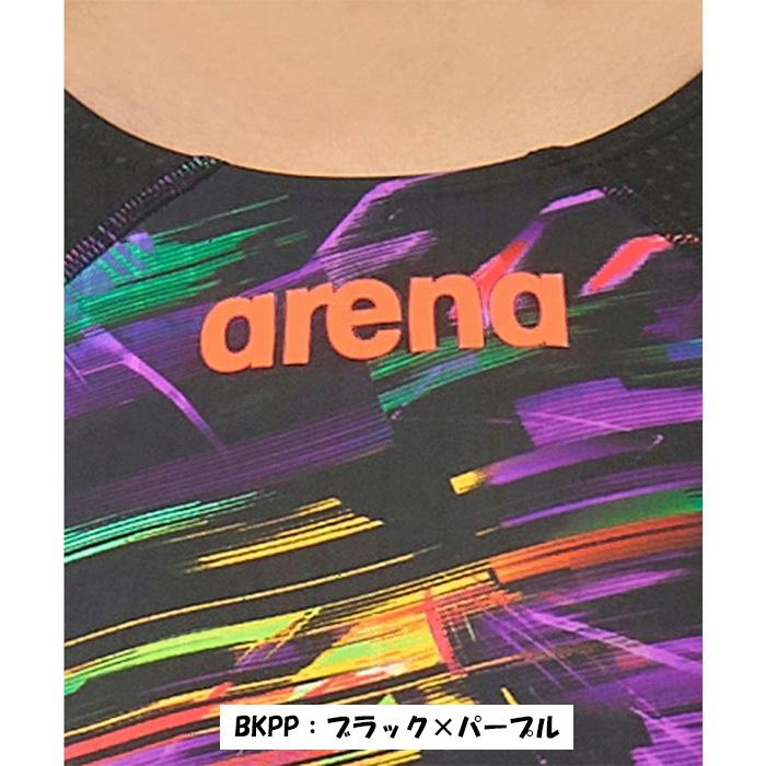 【こねこ便対応】arena（アリーナ）WA承認 レーシングワンピーススパッツ（オープンバック・ハーフレッグ） 競泳水着 AS5FRC63L 定価17，380円（税込）