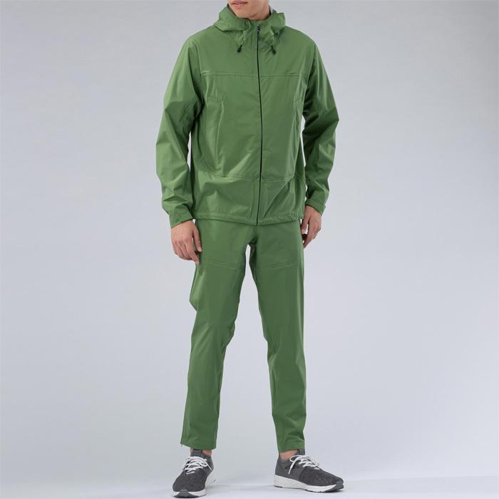 ミズノジャケット　グリーン MIZUNO（ミズノ） 耐水素材 ベルグテックストレッチレインジャケット