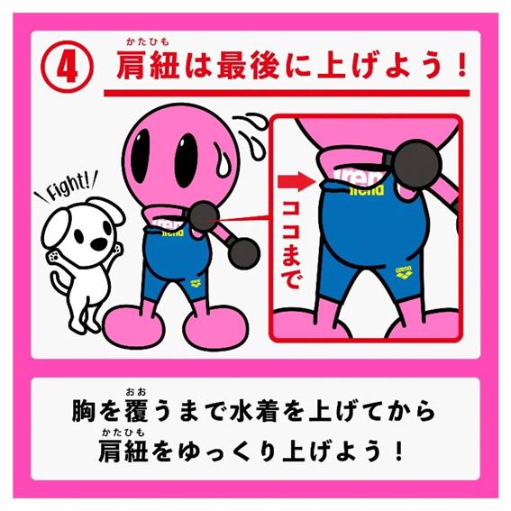 【送料無料！郵便受けへ投函】arena アリーナ WA承認 カーボンエアスクエア ハーフスパッツオープンバック レディース FAR-9504W 定価45,100円（税込）_8