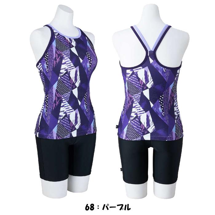 新品未使用 ミズノ アクアフィットネス用水着 セパレートMサイズ MIZUNO（ミズノ） アクアフィットネス用セパレーツ（めくれにくい裾