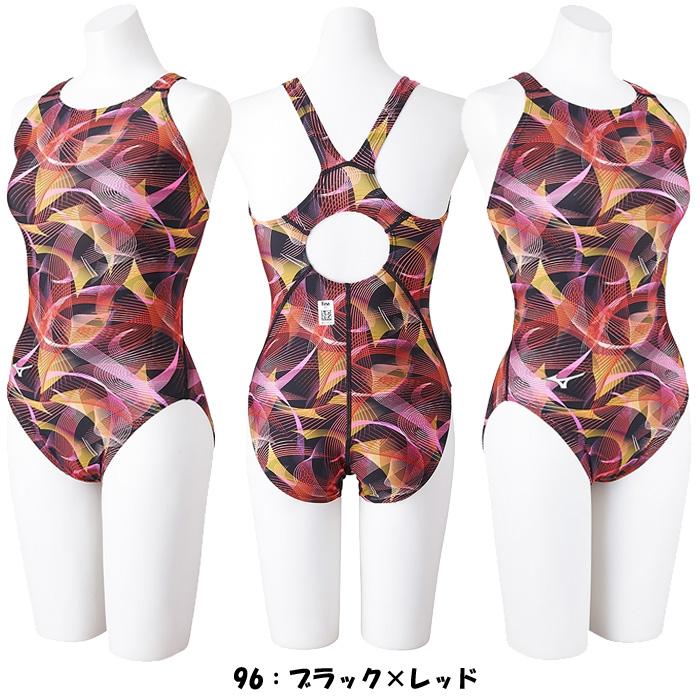 【こねこ便対応】MIZUNO(ミズノ) WA承認 STREAM ACE 競泳用ローカット マスターズバック レディース N2MAA244 定価12,100円(税込)の画像