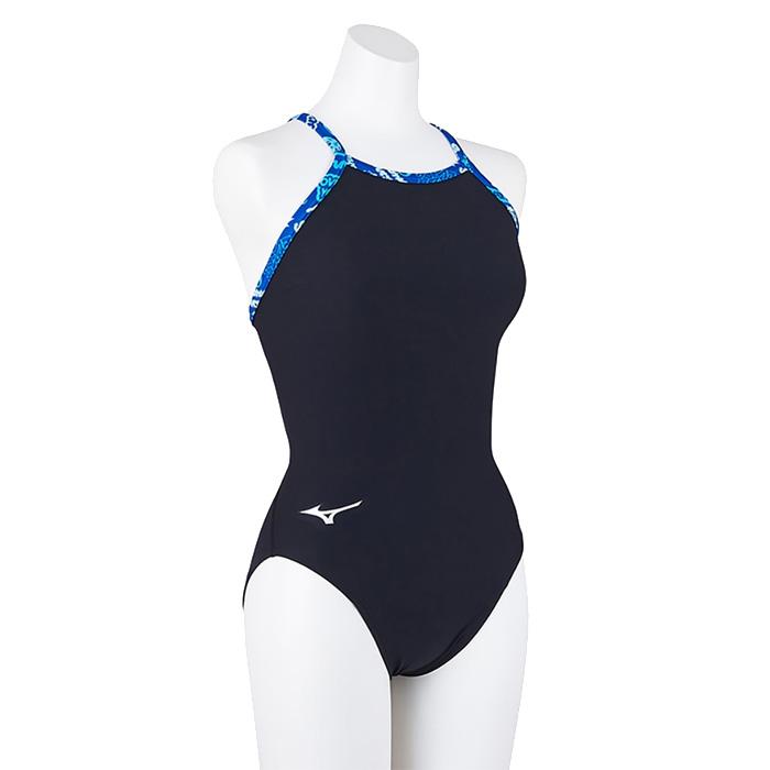 【こねこ便対応】MIZUNO(ミズノ) 競泳練習用水着 ミディアムカット エクサースーツ レディース N2MAB287 定価8,580円(税込)の画像