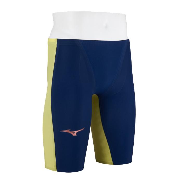 【送料無料！こねこ便で郵便受けへ投函】MIZUNO ミズノ GX・SONIC ROYAL PW WA承認 競泳用ハーフスパッツ メンズ N2MBD001 定価34，100円(税込)_2