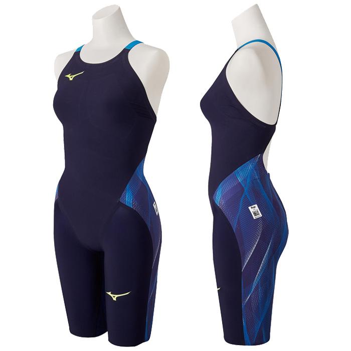 【送料無料！こねこ便で郵便受けへ投函】MIZUNO(ミズノ)  FINA承認 競泳用GX・SONIC V ST ハーフスーツ レディース N2MG0201 定価43,780円(税込)_1