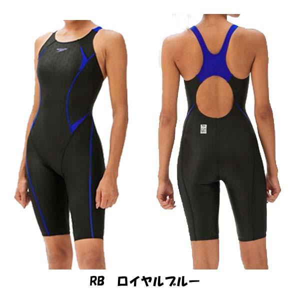 【こねこ便対応】speedo (スピード）FINA承認 競泳水着 フレックスシグマカイセミオープンバックニースキン 大きめサイズ SCW12302FE 定価12,980円（税込）の画像