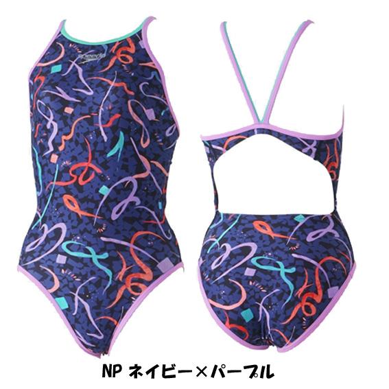 15％OFF【こねこ便対応】Speedo（スピード）競泳練習用 フェリシタシオンターンズスーツ レディース 水着 STW02401 定価10,120円（税込）の画像
