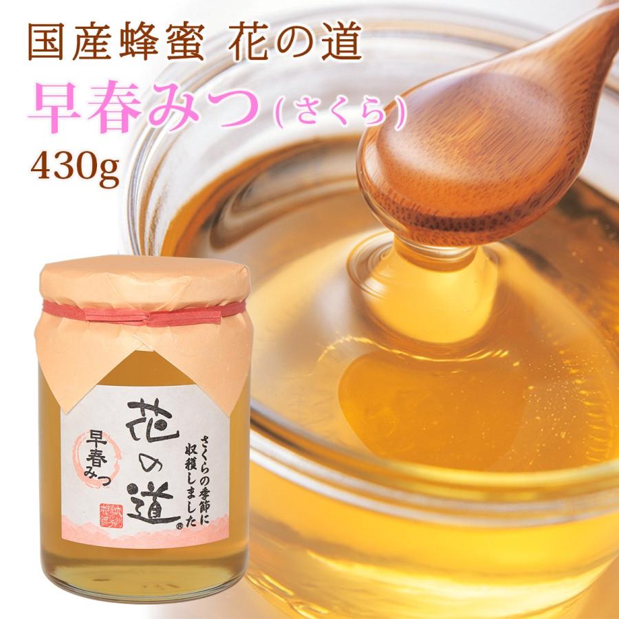 国産蜂蜜 花の道 早春みつ(さくら)430g : 九州蜂の子本舗 国産蜂蜜 花の道 早春みつ(さくら)430g : 九州蜂の子本舗