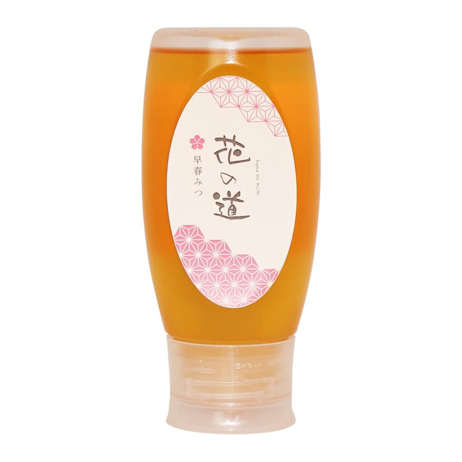 2026年新蜜 国産はちみつ花の道 早春みつ（さくら）500g ハニーボトル