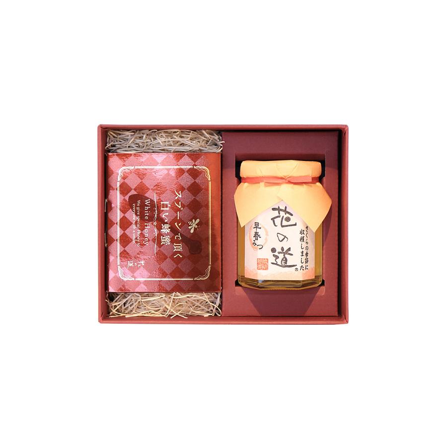 白い蜂蜜（箱みつ） 国産はちみつ花の道140g : 九州蜂の子本舗