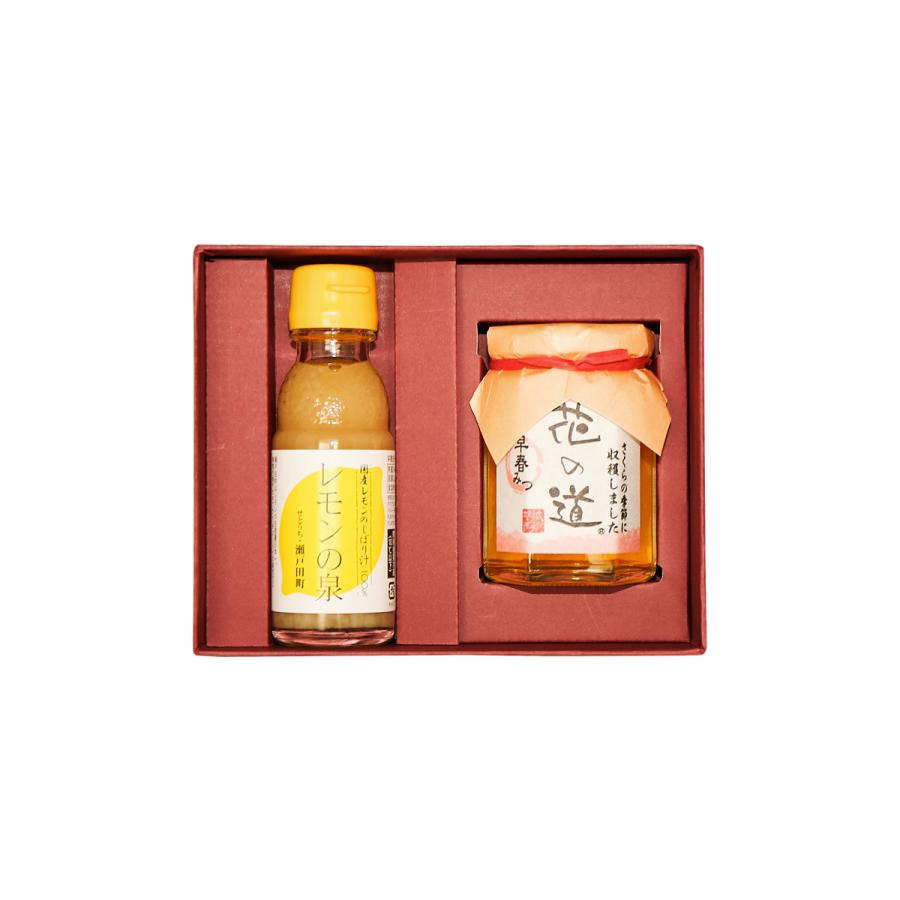国産蜂蜜 花の道 140g レモンの泉 ギフト｜hachinoko｜02