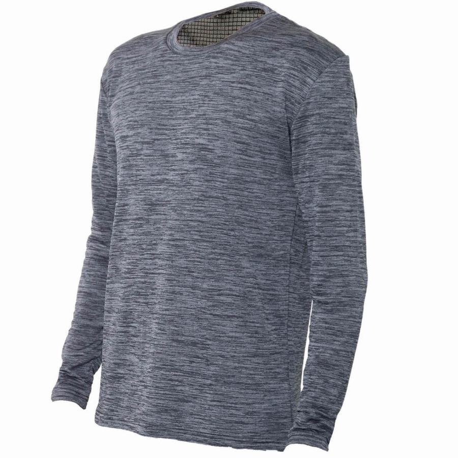 着る消臭元 フリース インナーシャツ 防寒着 あたたかい インナー メンズ フリースtシャツ 冬 防寒 肌着 長袖 黒 クルーネック 丸首 Ssg 027 ハチプロ 通販 Yahoo ショッピング