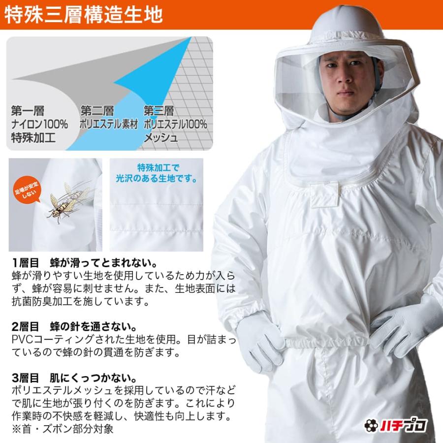 公式 スズメバチ 蜂防護服ラプターIV ラプター4 ナイロン100 公式 スズメバチ 蜂防護服ラプターIV ラプター4 ナイロン100