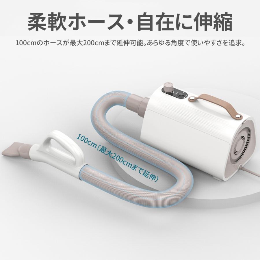 正規品 ペット用ドライヤー 犬用ドライヤー 強力風量 温度調節 4