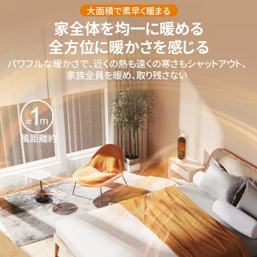 2025 暖冬対策 セラミックヒーター 2秒速暖 2段階 過熱保護 速暖 転倒