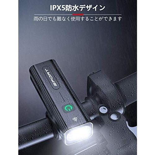 Bosiwo 自転車 3in1機能搭載 1000ルーメン Ledヘッドライト Usb充電式 ライト 大容量2600mah 自転車ヘッドライト 楽ギフ 包装 ライト