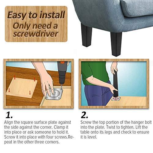 高級品 Steppiano 家具脚 4本セット テーブル脚 ソファ 脚 足 家具パーツ 木製 Diy 置き換え足 6cm 10cm 15cm Cisama Sc Gov Br