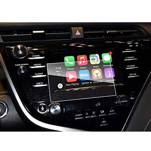 RUIYA 2018トヨタカムリ7インチインダッシュスクリーンプロテクター、HDクリア強化ガラスカーナビゲーションスクリーン保護フィルム、AXVH70