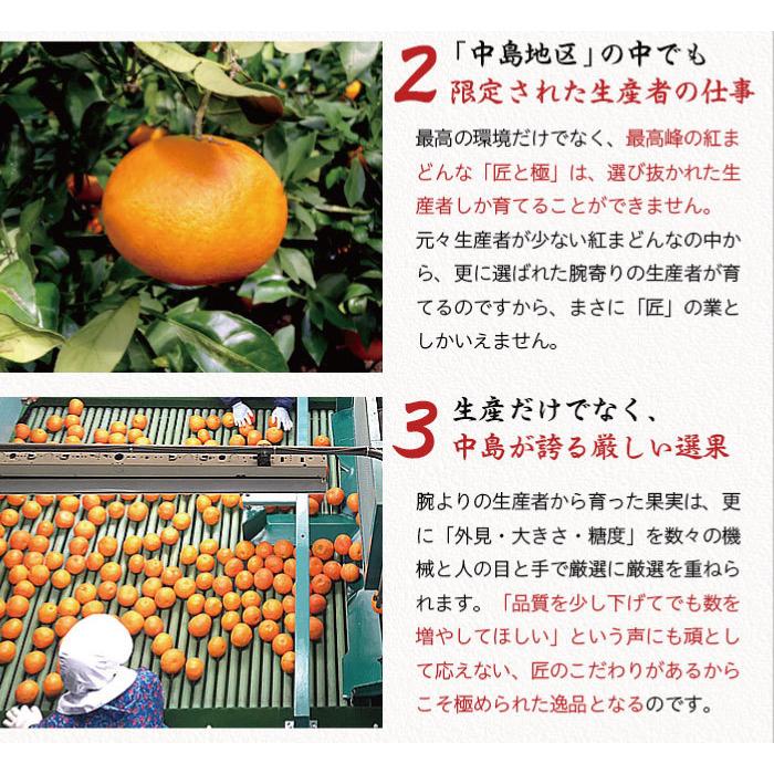 みかん 紅まどんな 赤秀 匠と極 4L〜Lサイズ 3kg 8〜15玉 愛媛県産 JA
