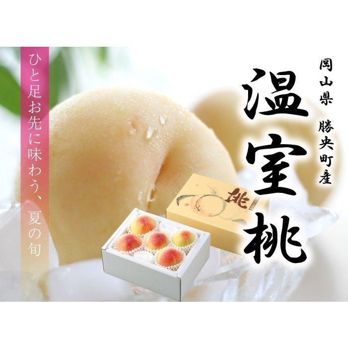 母の日 2026 温室桃 白桃 はくとう 赤秀 5玉〜10玉 1.3kg 岡山県産 ＪＡ勝英 もも ギフト プレゼントの画像