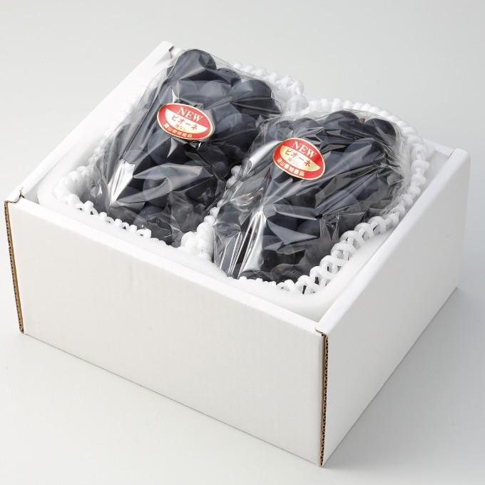 お中元 ぶどう ニューピオーネ 青秀 400g×2房 岡山県産 JA