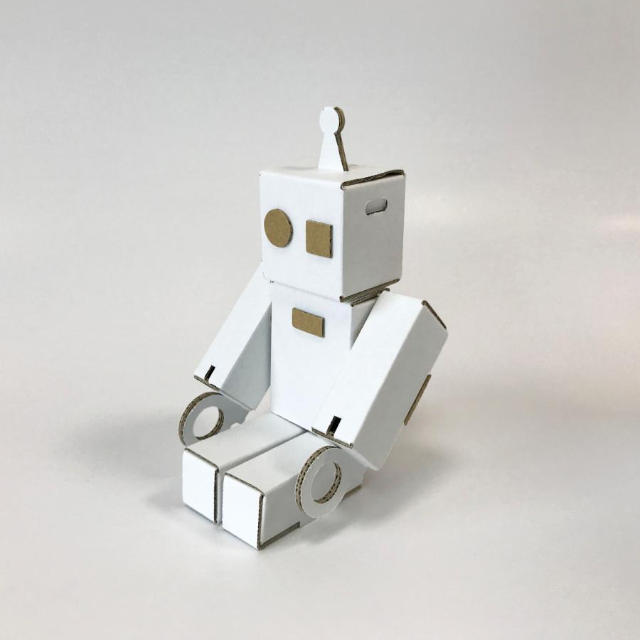段ボール工作 ロボット 人形 ダンボール おもちゃ ハコロボ : HACO