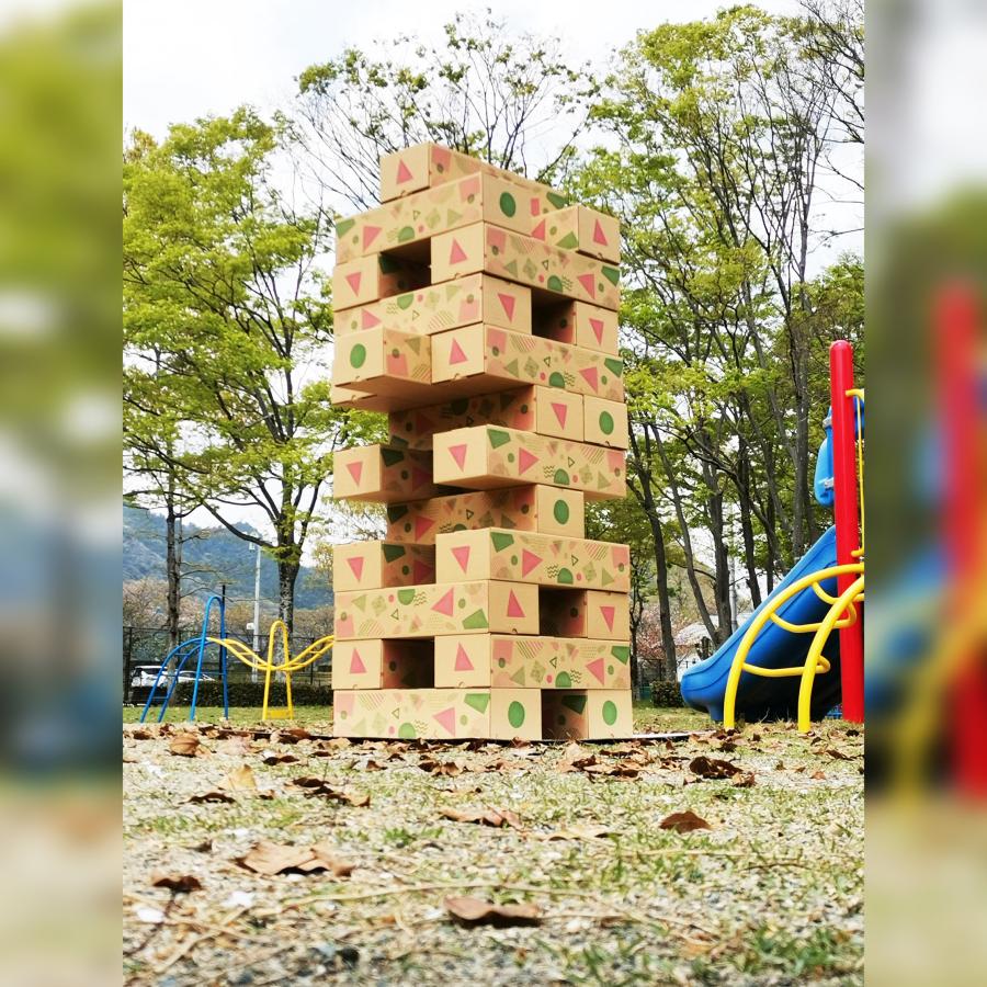 ダンボールブロック【50個セット】 ダンボールタワー 巨大ブロック