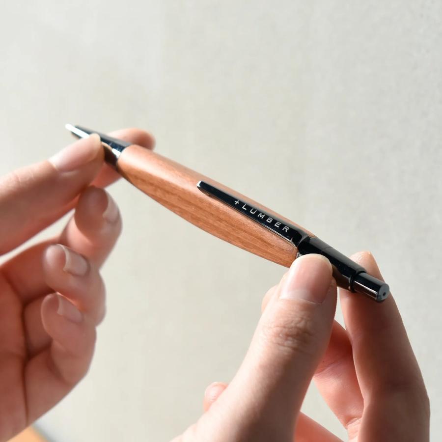 TRIANGLE BODY MECHANICAL PENCIL 0.5mm | 天然木軸 シャープペンシル +LUMBER 三角軸 ノック式 | Hacoa | 18