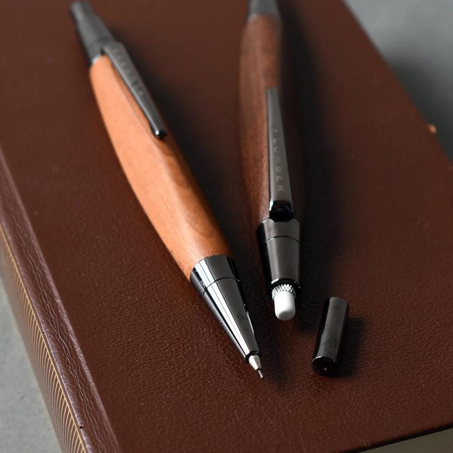 TRIANGLE BODY MECHANICAL PENCIL 0.5mm | 天然木軸 シャープペンシル +LUMBER 三角軸 ノック式 | Hacoa | 19