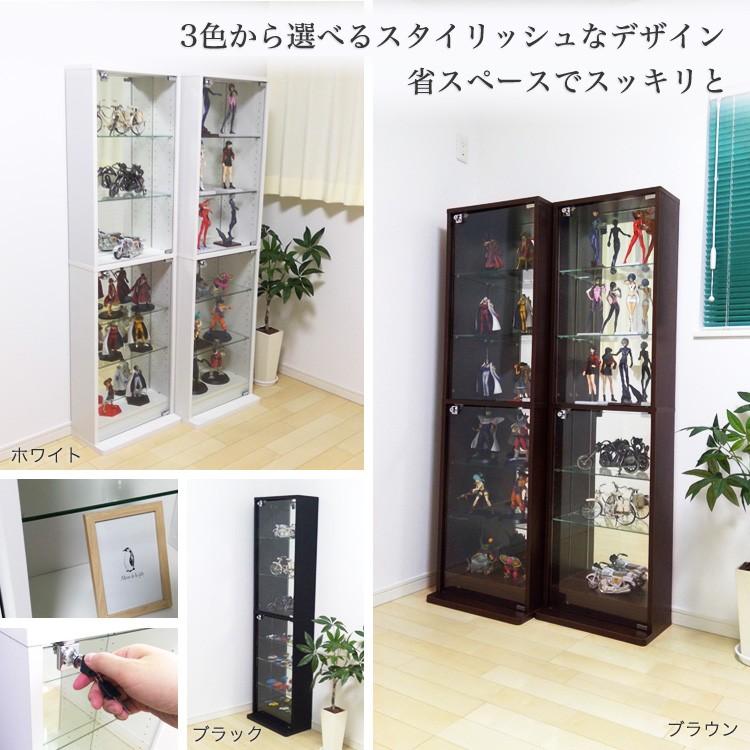 地球家具 コレクションラック DIO ディオ ハイタイプ 本体 鍵付 奥行